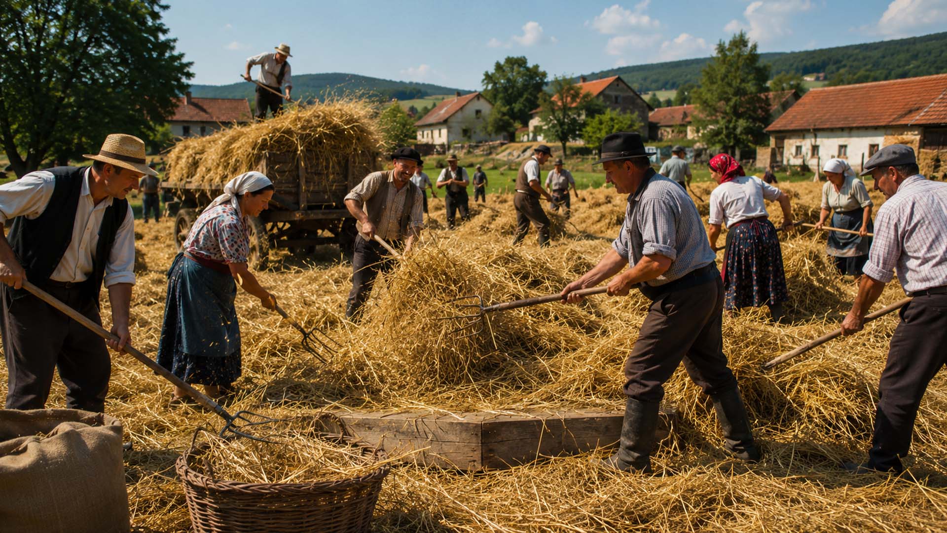 Zajednička moba – srpski običaj pomoći komšijama u radu